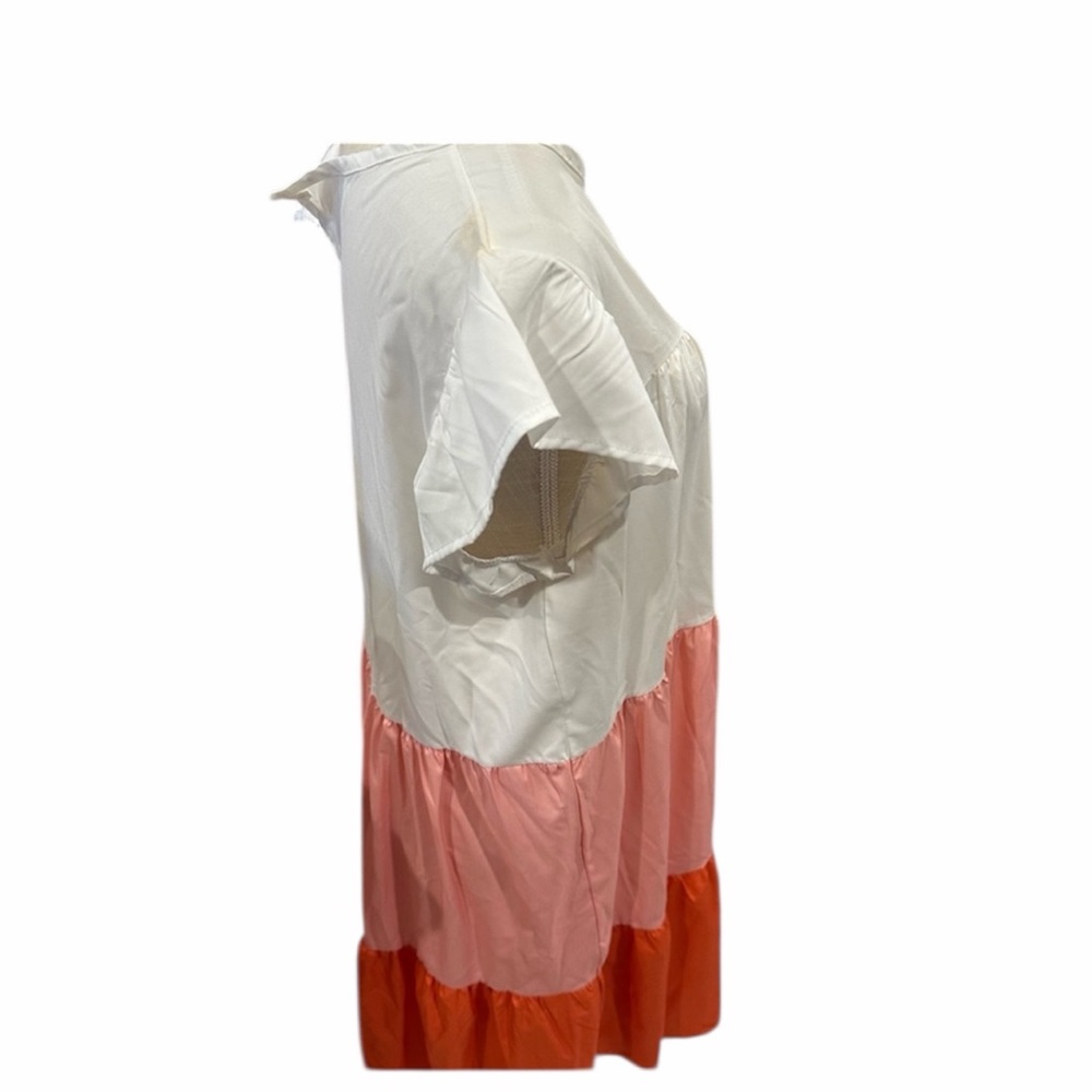 Colorblock Ruffle Dress - Picture 2 of 3